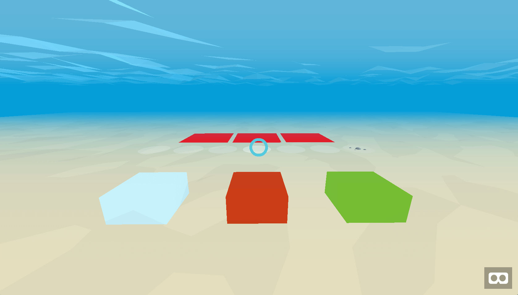 A-Frame setting the scene